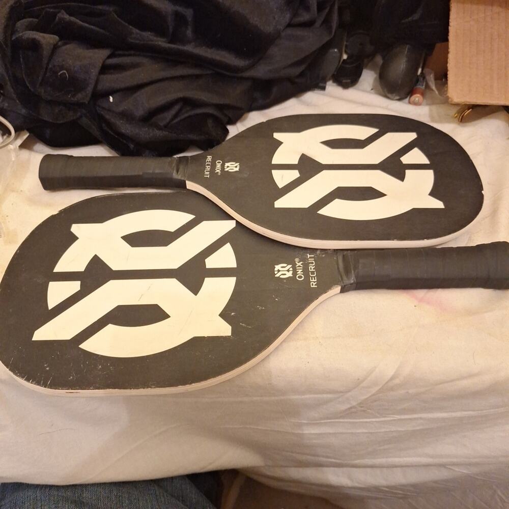 Onix Recruit 1.0 Pickleball Paddles Onix Sports Set Of 2 Good Grips